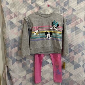 Minnie Mouse Ruffle Sweat Shirt Set